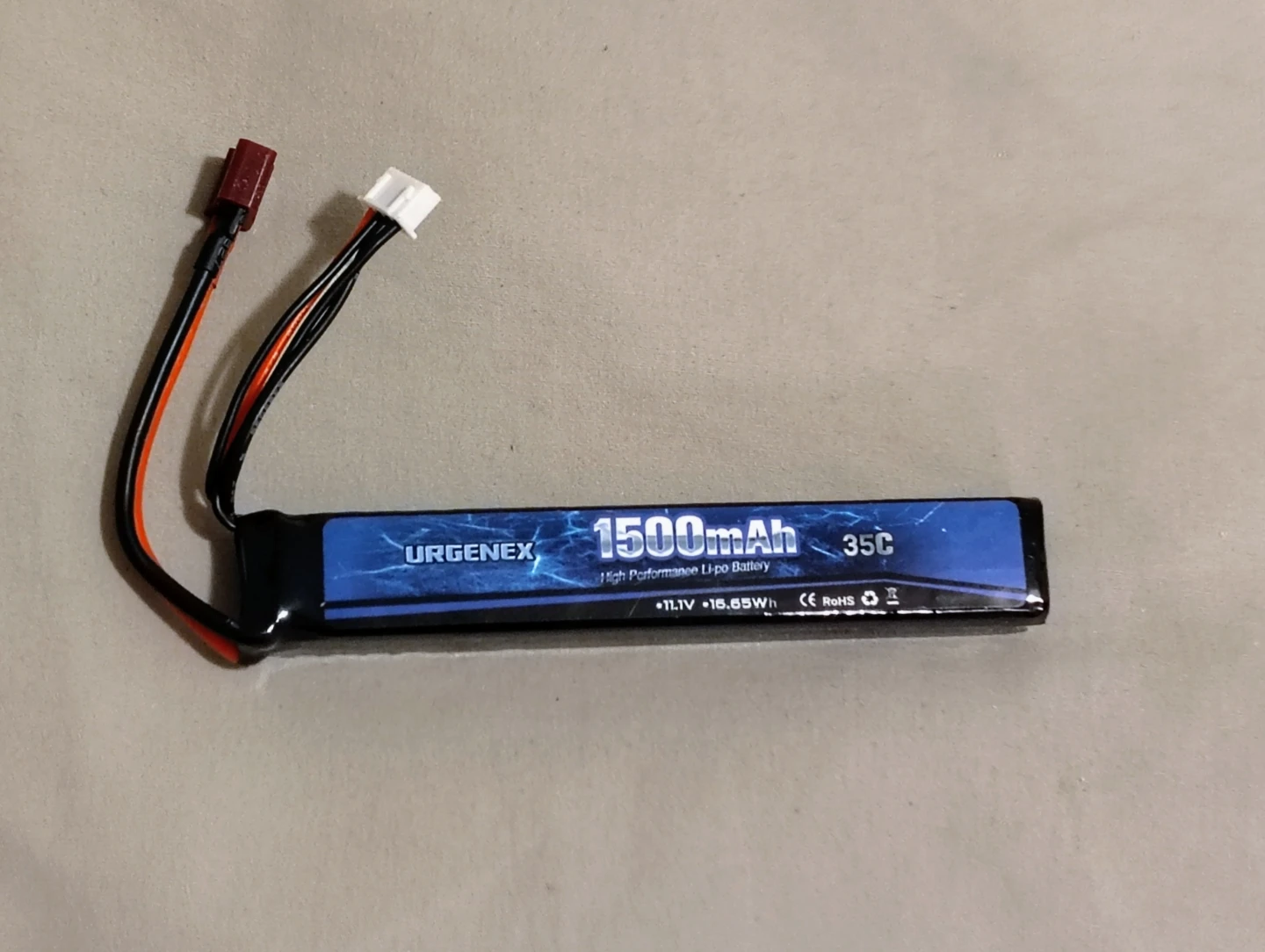 URGENEX LiPo Stick Battery 11.1v 1500mAh 35C