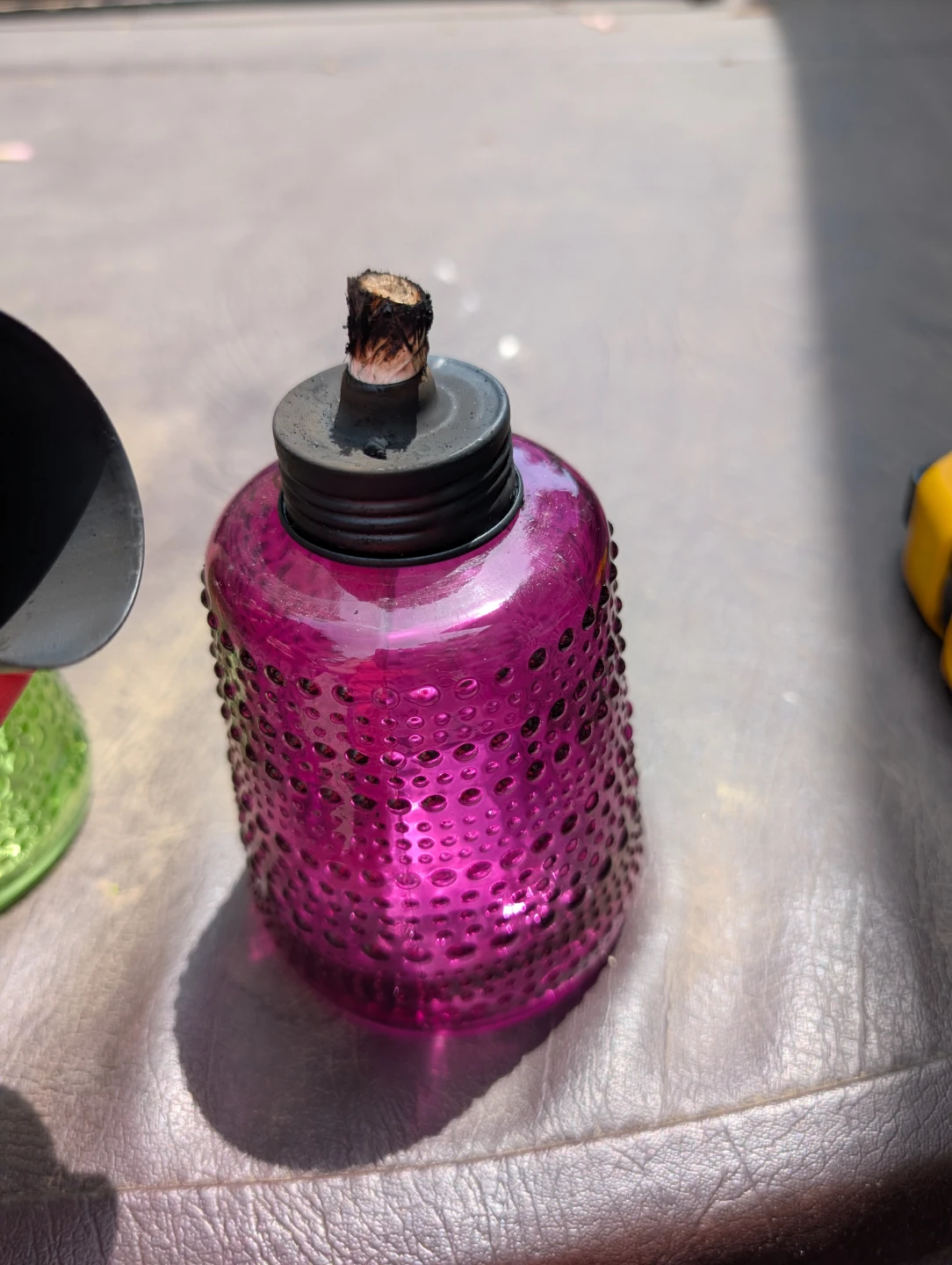 Set of 3 Glass Oil Lamps - photo 3
