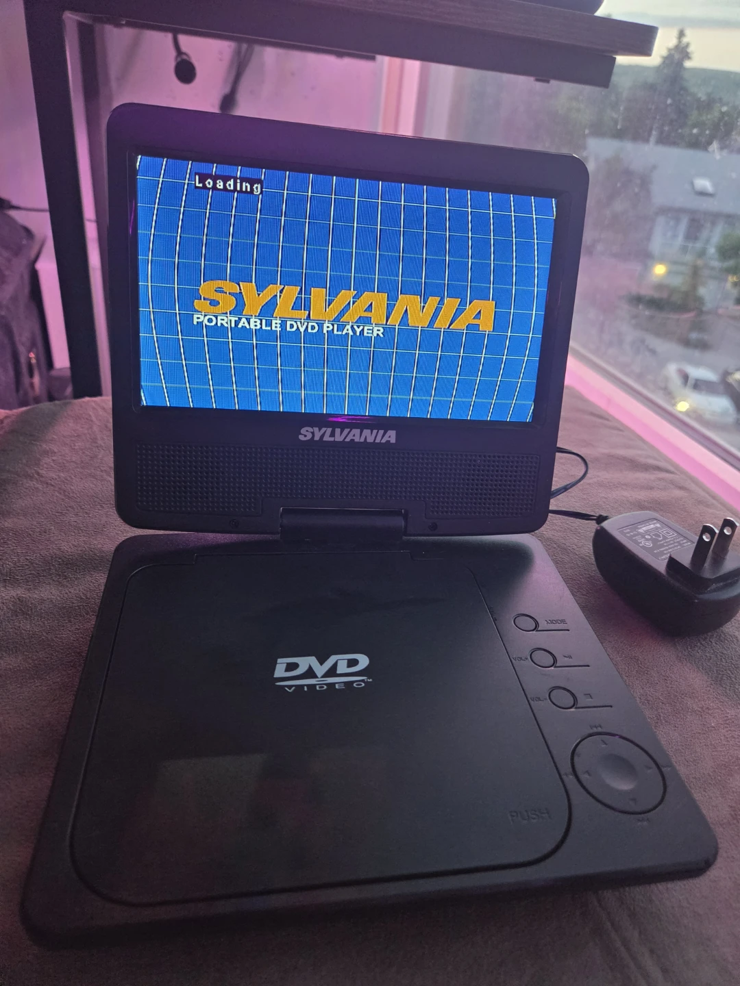 Sylvania Portable DVD Player with AC Adapter
