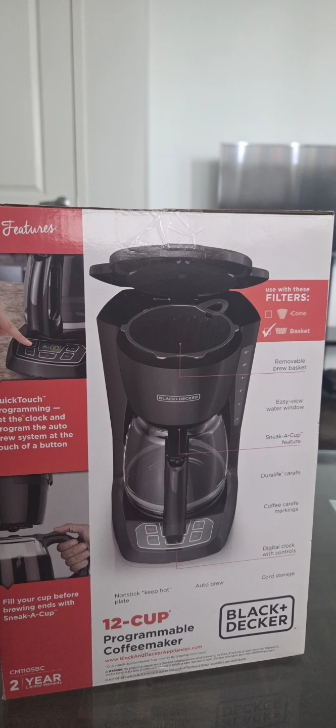 Black + Decker Coffee Maker 12 Glasses - photo 4