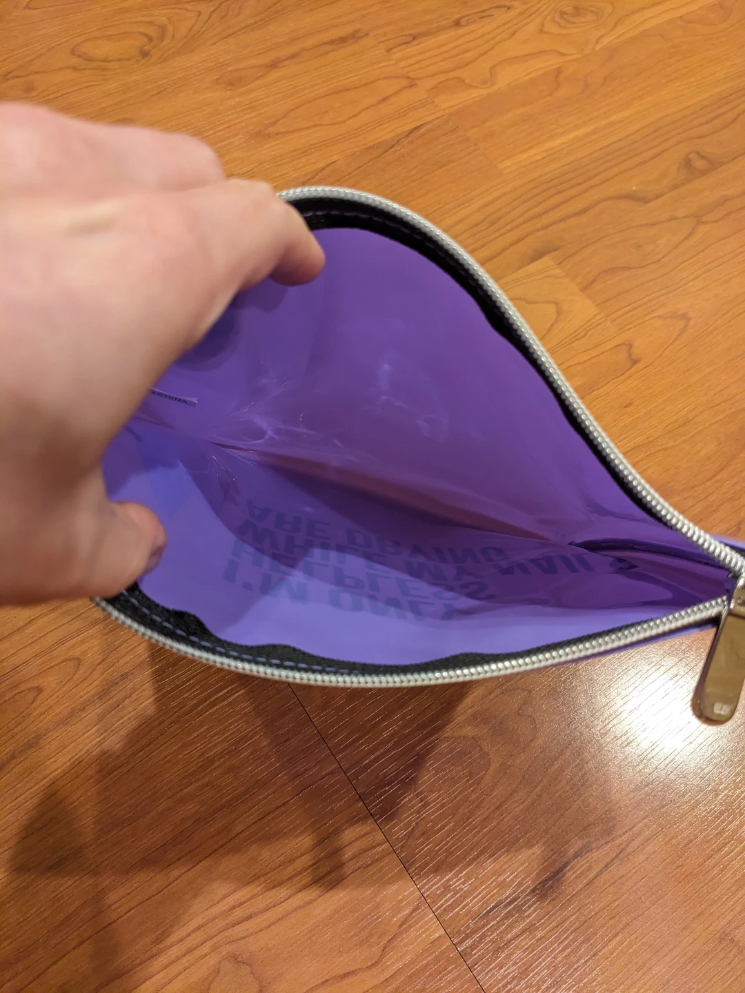 Purple Zipper Pouch - photo 3