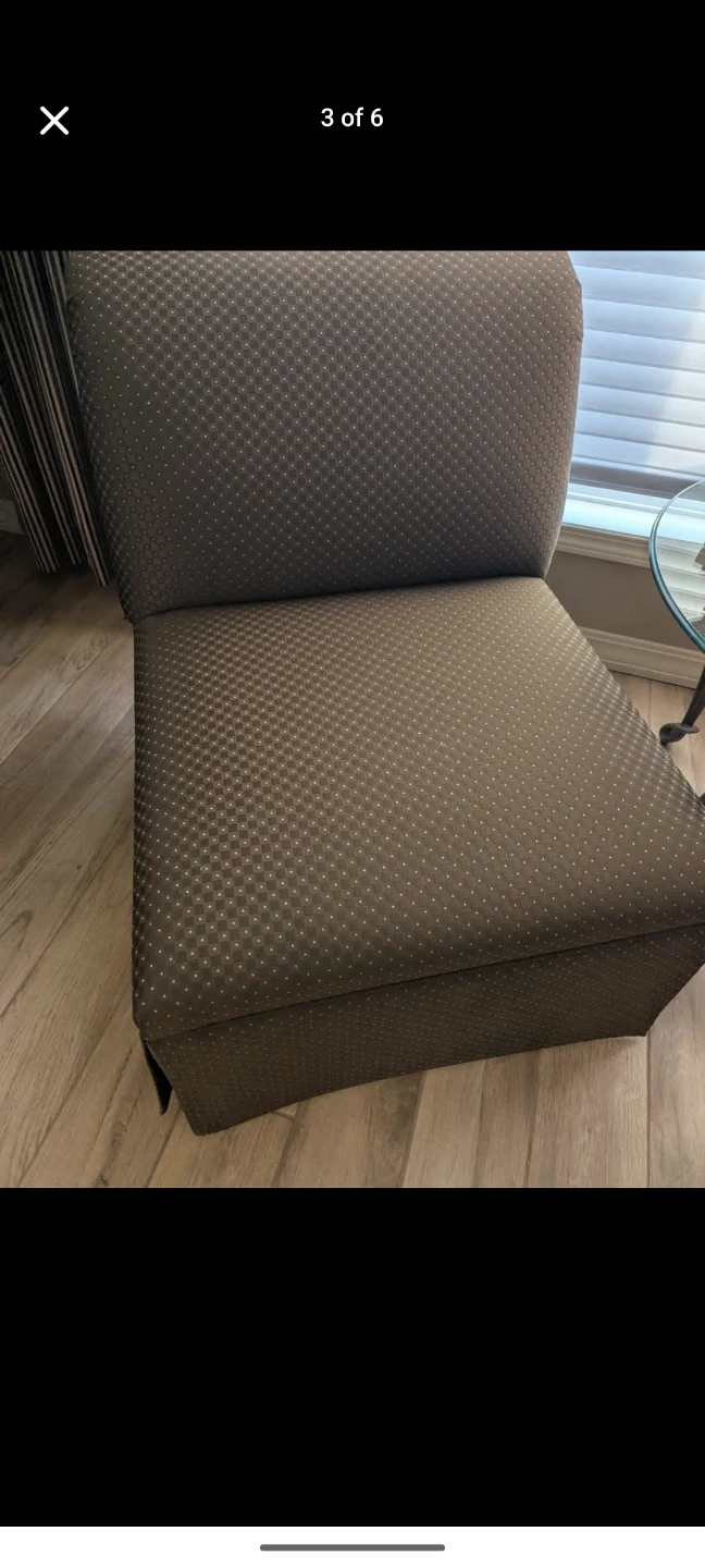 Brown Accent Chair pair matching