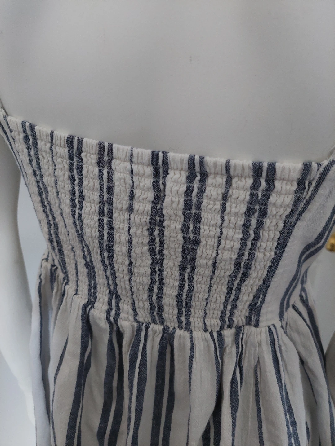 H&M Striped Linen Blend Midi Dress size 8 ⚽ - photo 2