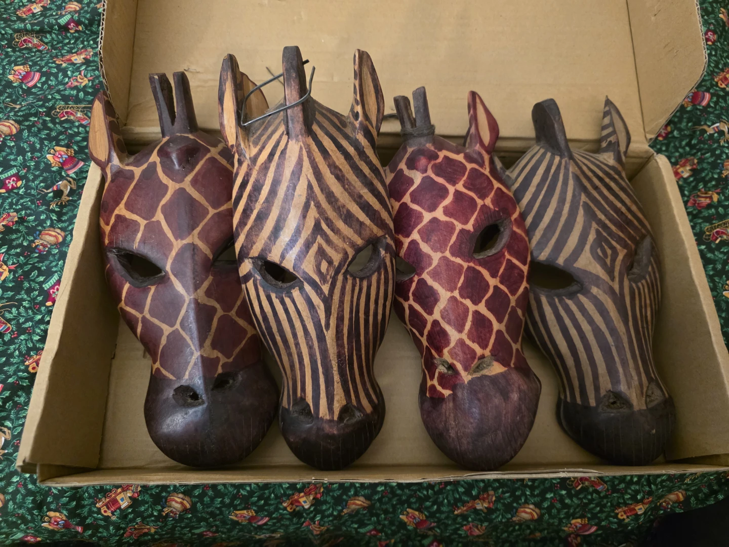Wooden Animal Masks for decoration