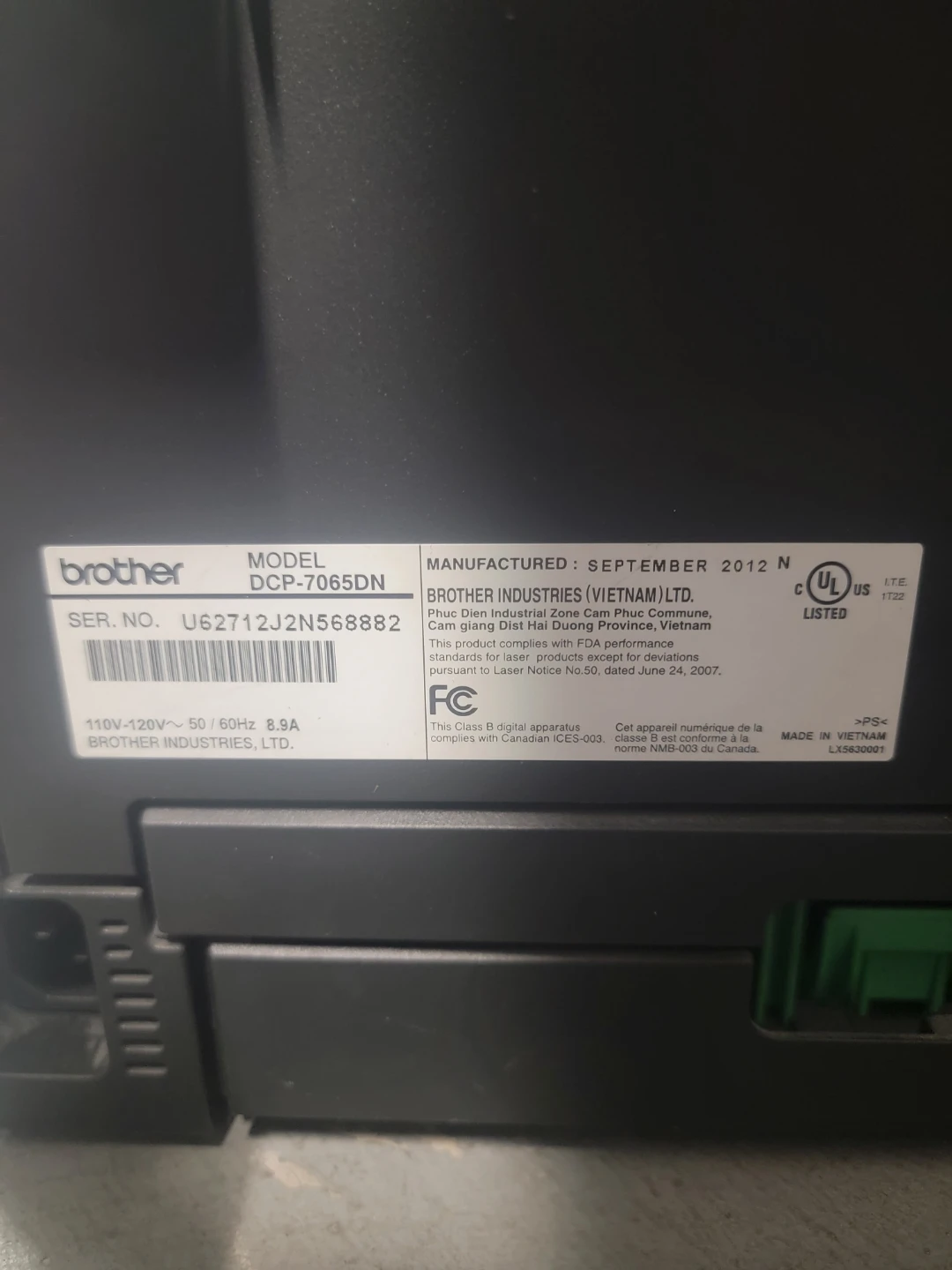 Brother DCP-7065DN Laser Printer - photo 4