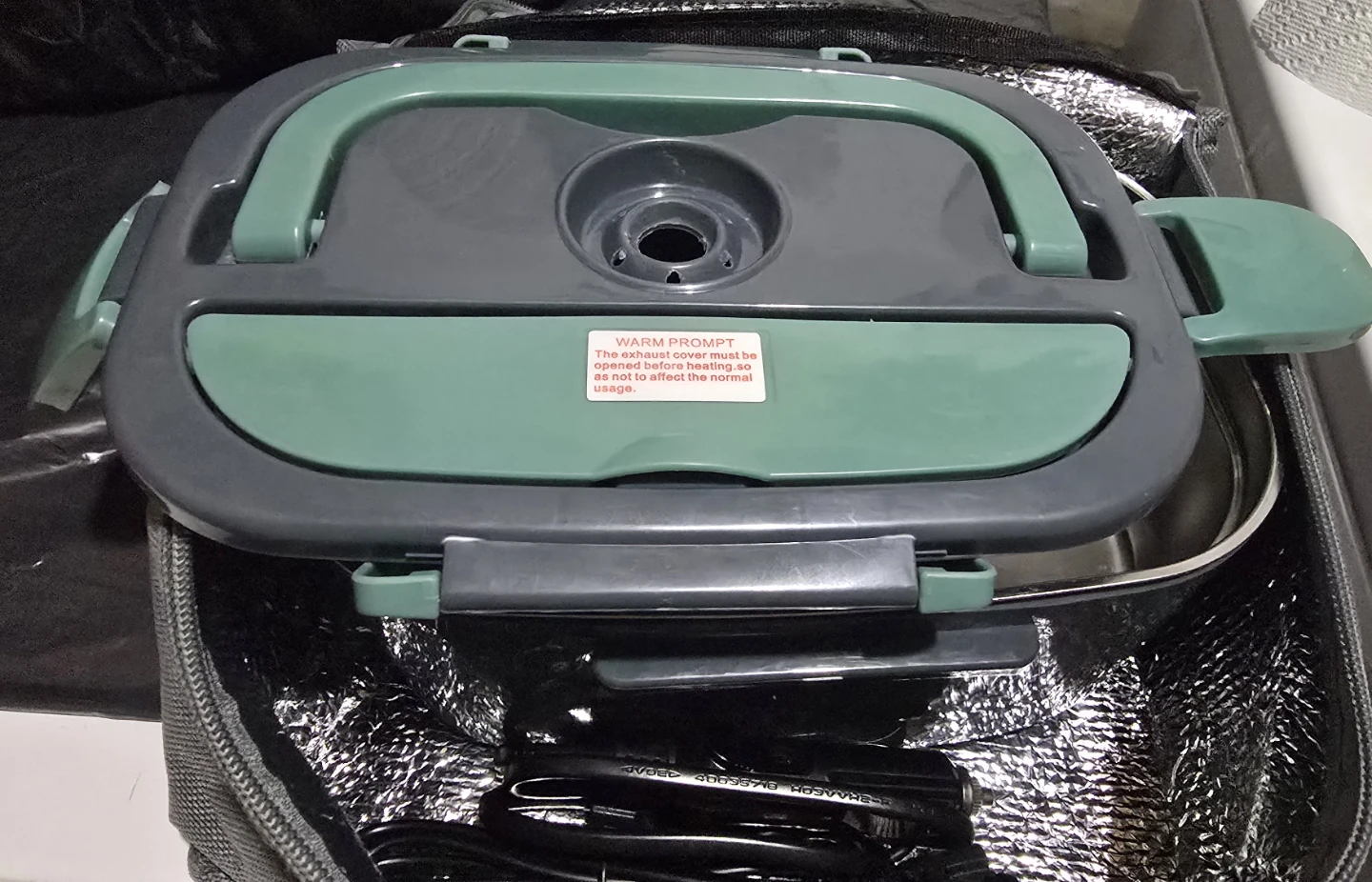 Electric Lunch Box with Stainless Steel Container