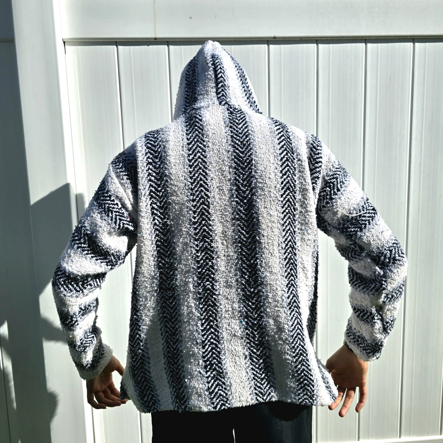 Hooded Baja Mexican Blanket Pullover Hoodie - photo 4
