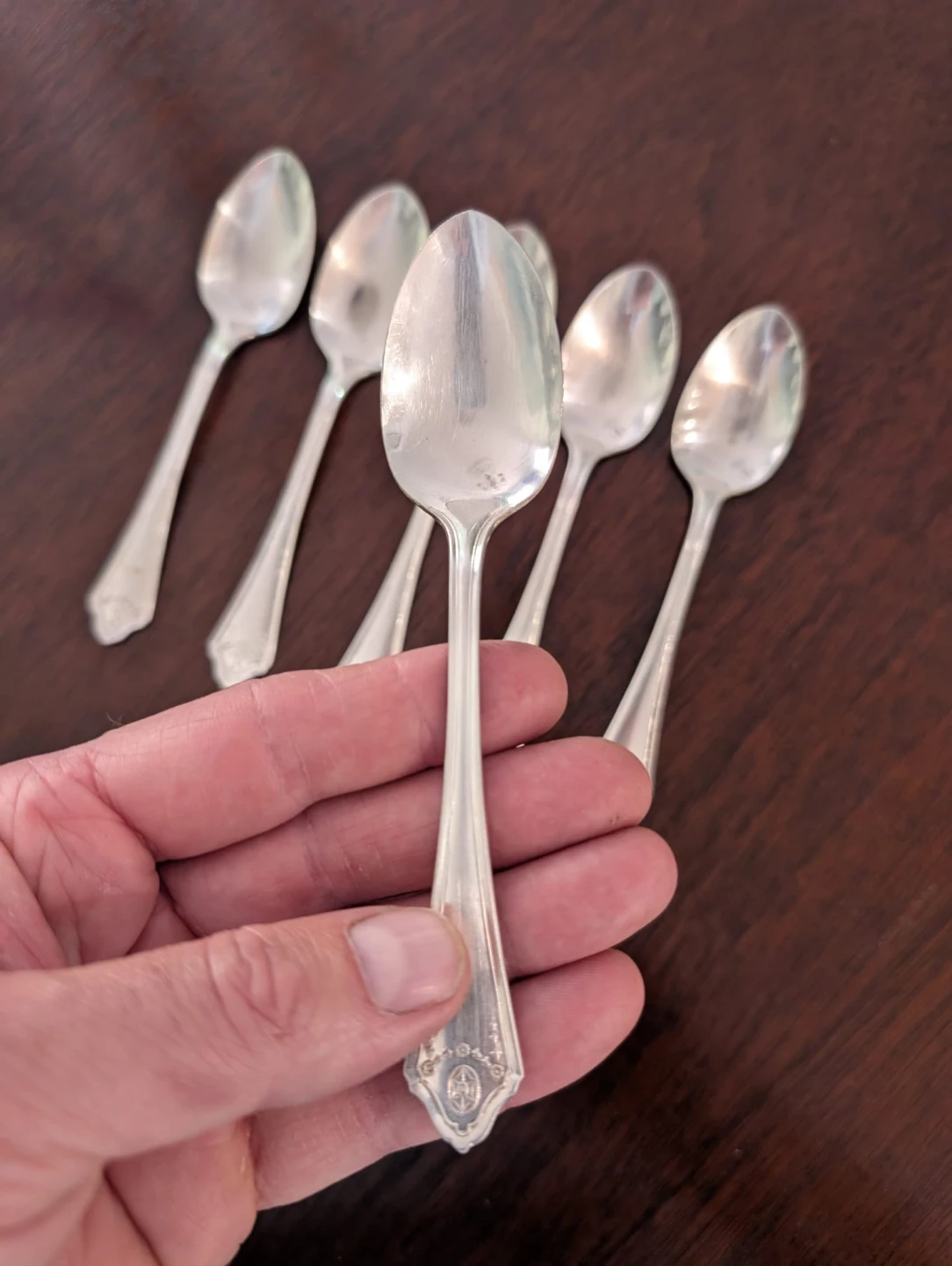 Set of 6 Silver Spoons