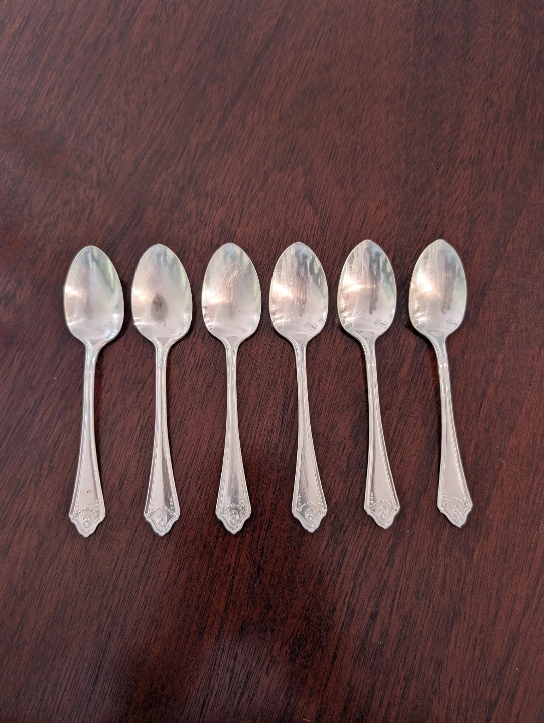 Set of 6 Silver Spoons - photo 2
