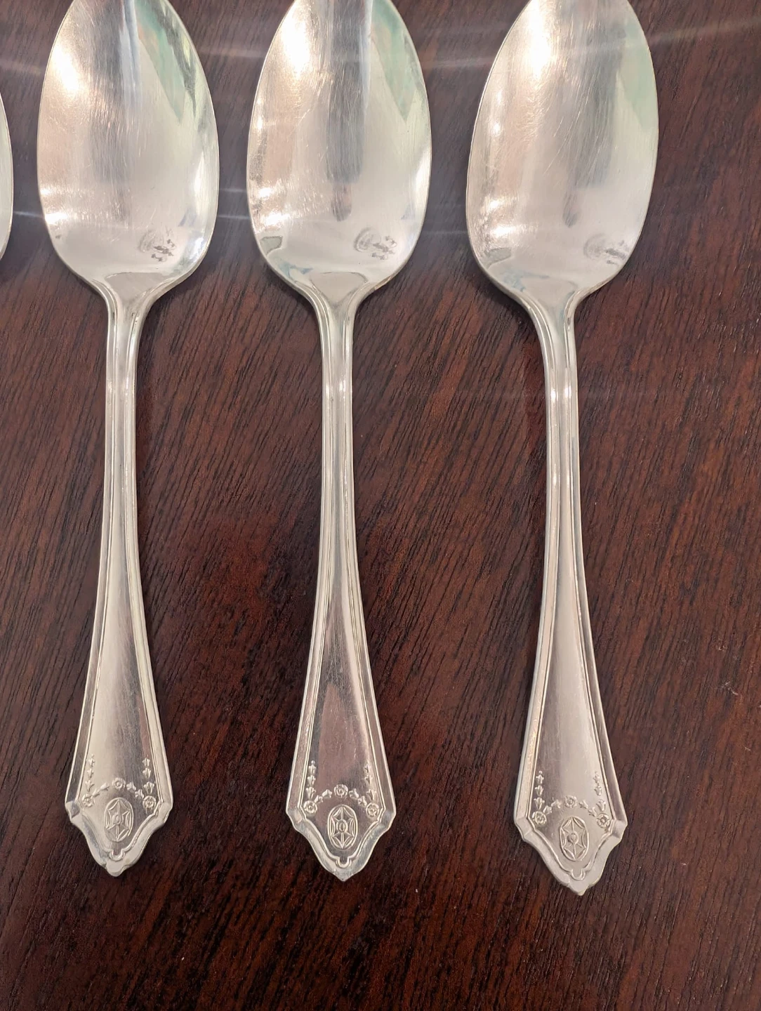 Set of 6 Silver Spoons - photo 4
