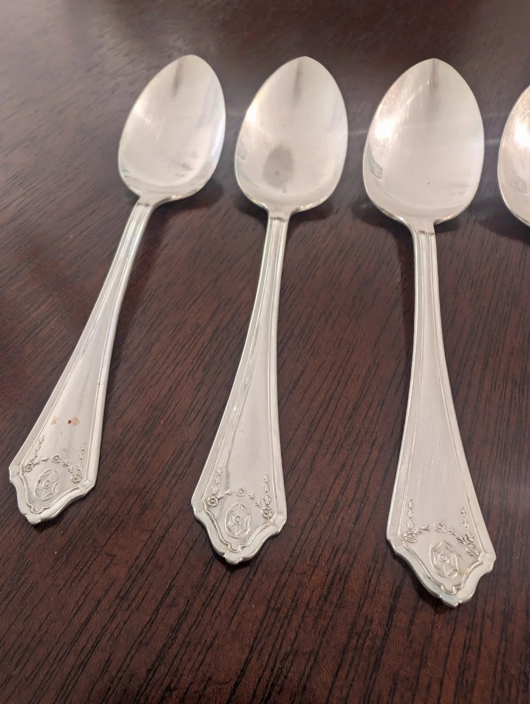 Set of 6 Silver Spoons - photo 5