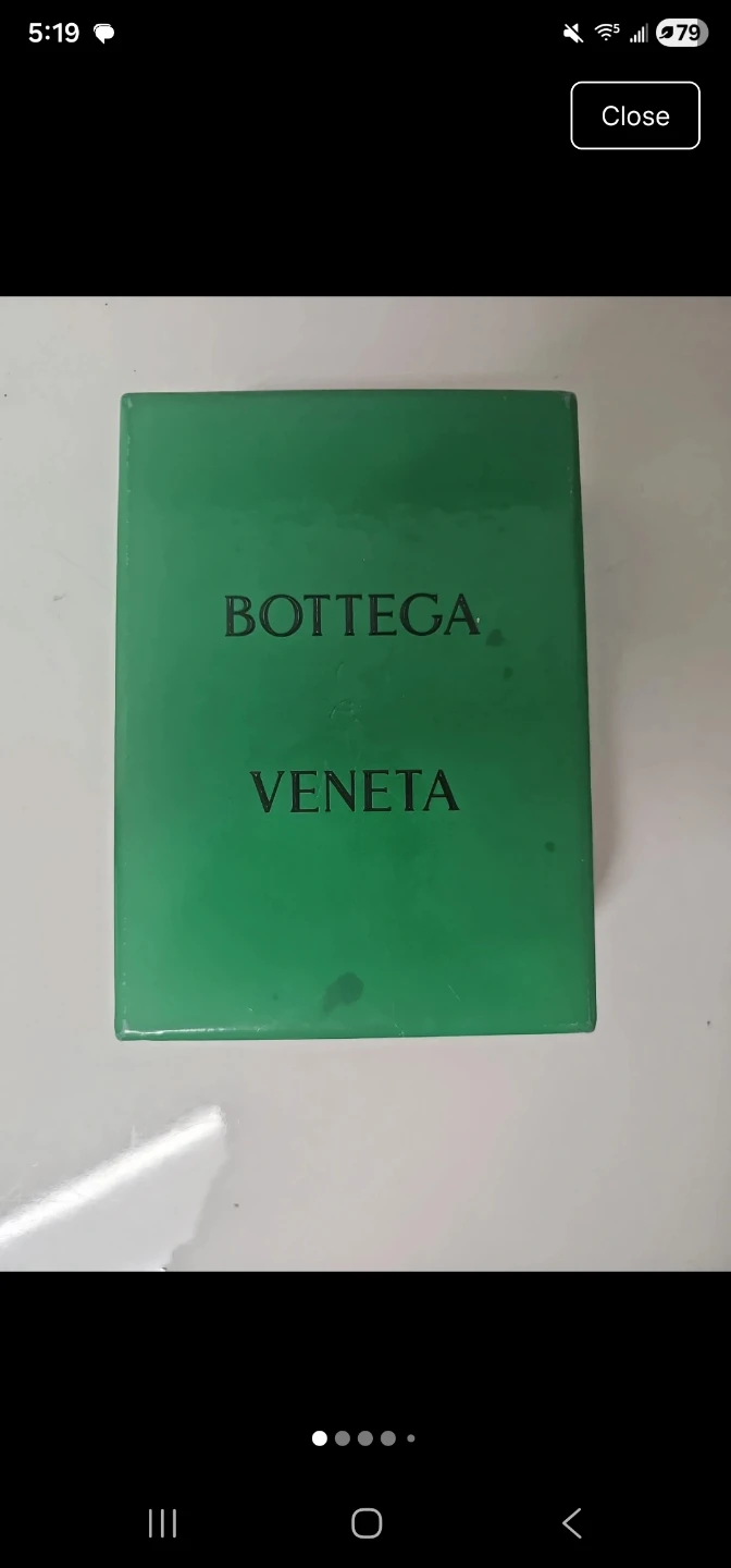 Bottega Veneta Black Intrecciato Bi-Fold Wallet