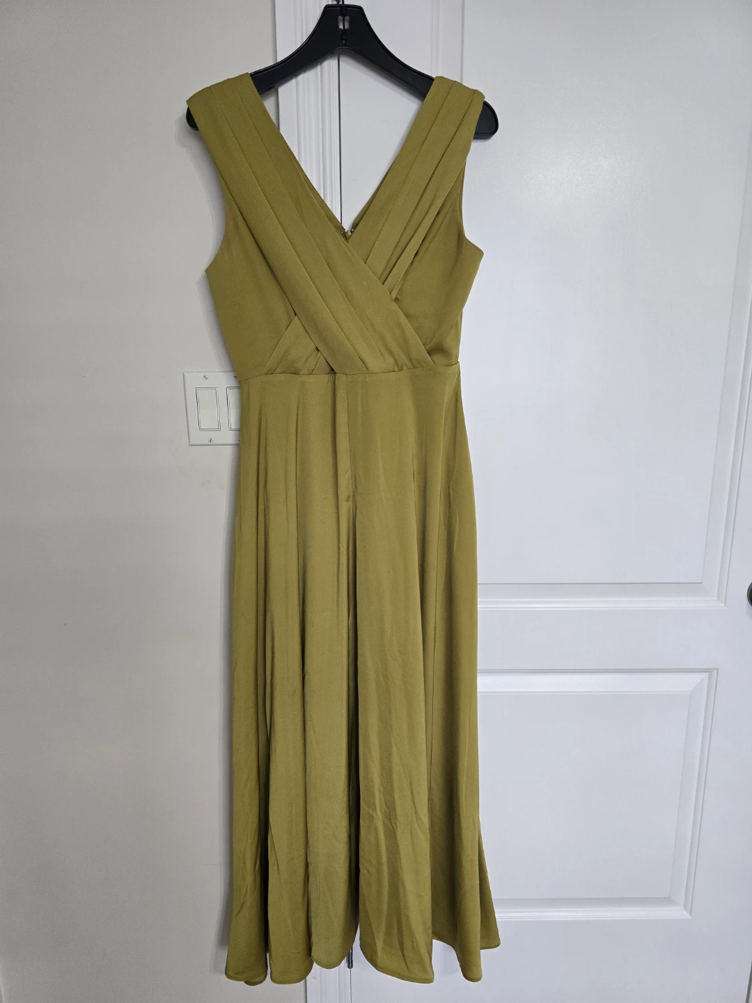 Banana Republic Olive Green Sleeveless Maxi Dress