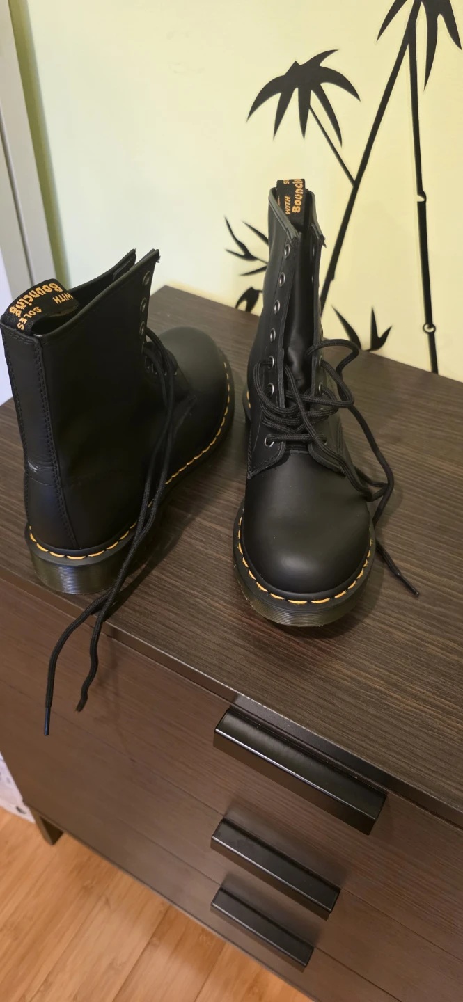 Dr. Martens Black Leather Boots - photo 2