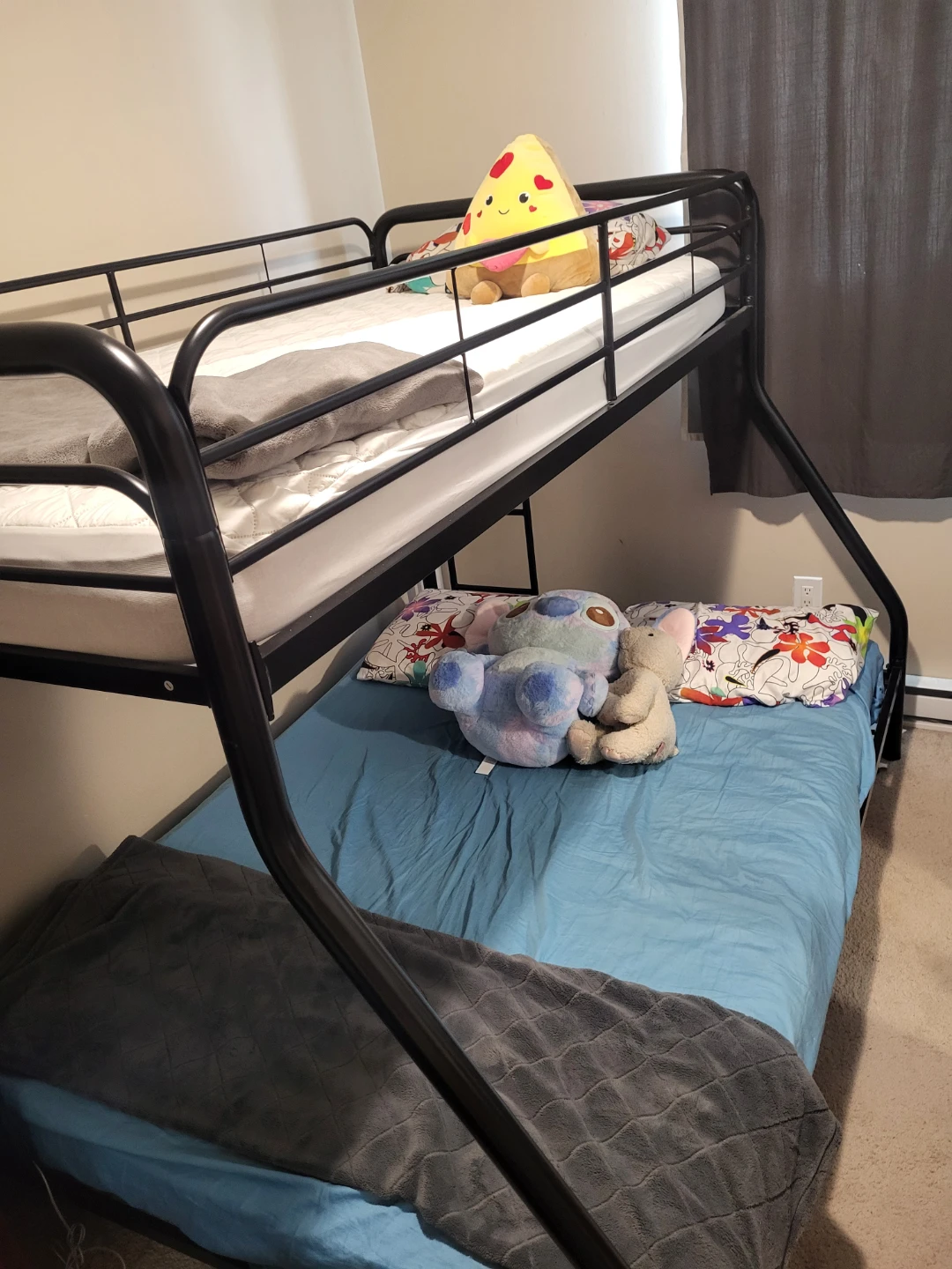 Twin over Full Metal Bunk Bed - photo 2