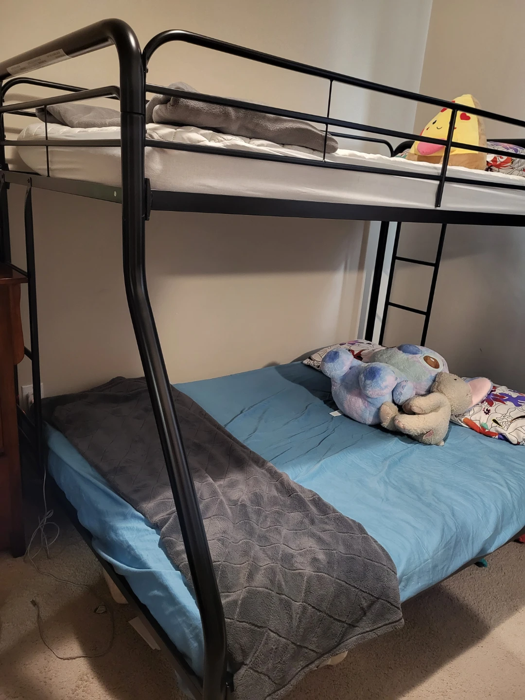 Twin over Full Metal Bunk Bed - photo 4