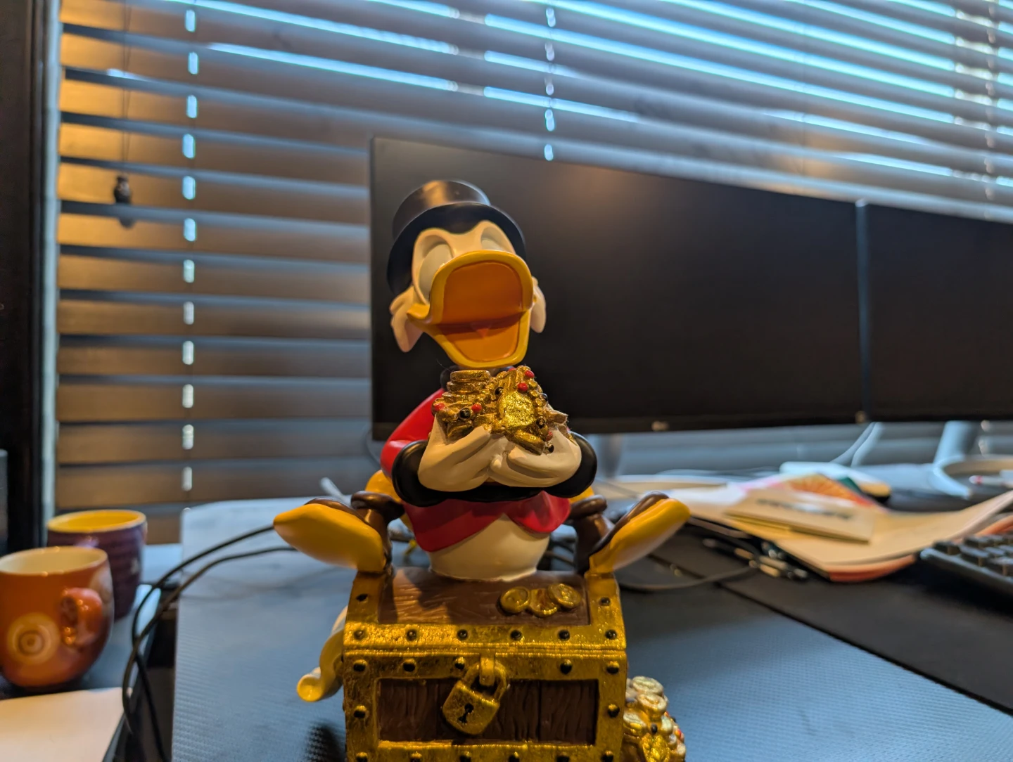 Scrooge McDuck 1990 Rare figurine