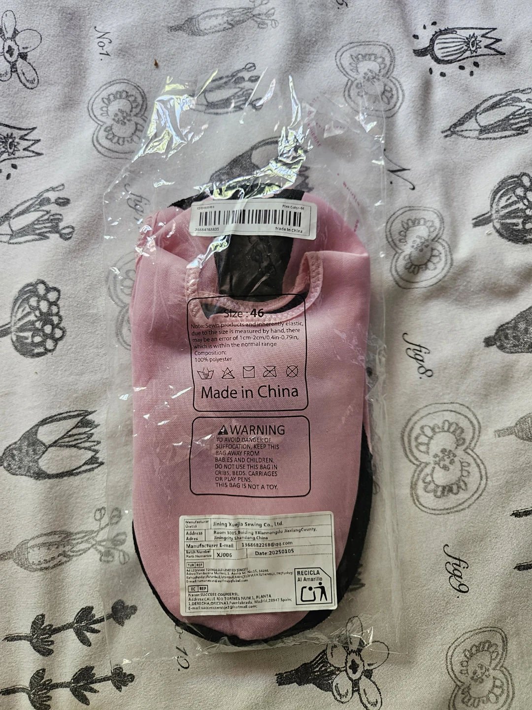 Pink Water Shoes Aqua Socks Size 11 womans