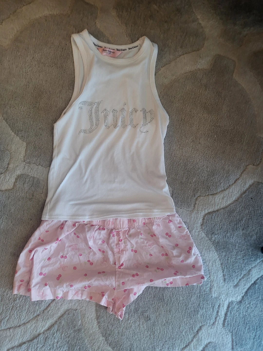Juicy Couture Pajama Set - Tank Top & Shorts