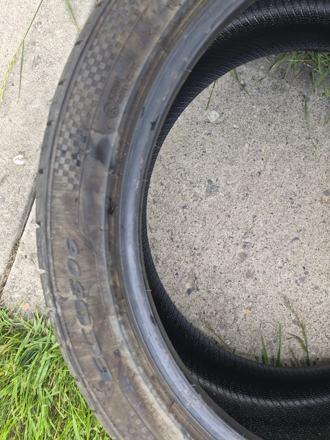 90% new all season tires