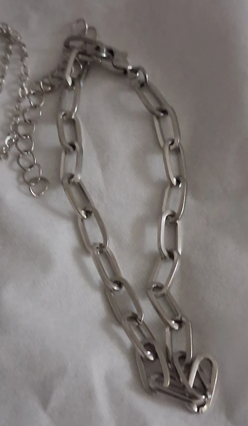 Silver-tone Necklace and Bracelet Set - photo 2