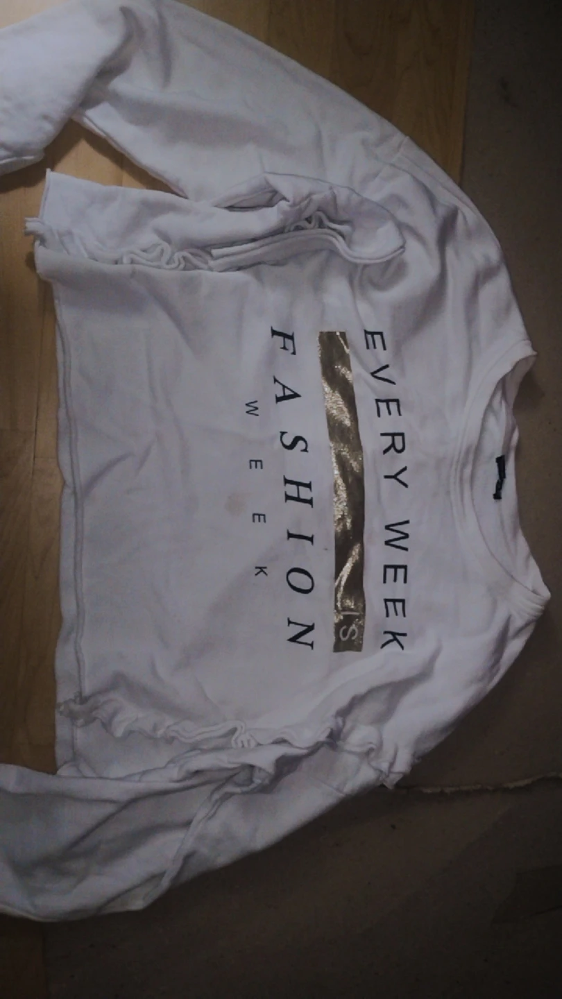 Terranova White "Every Week Fashion Week" Sweatshirt