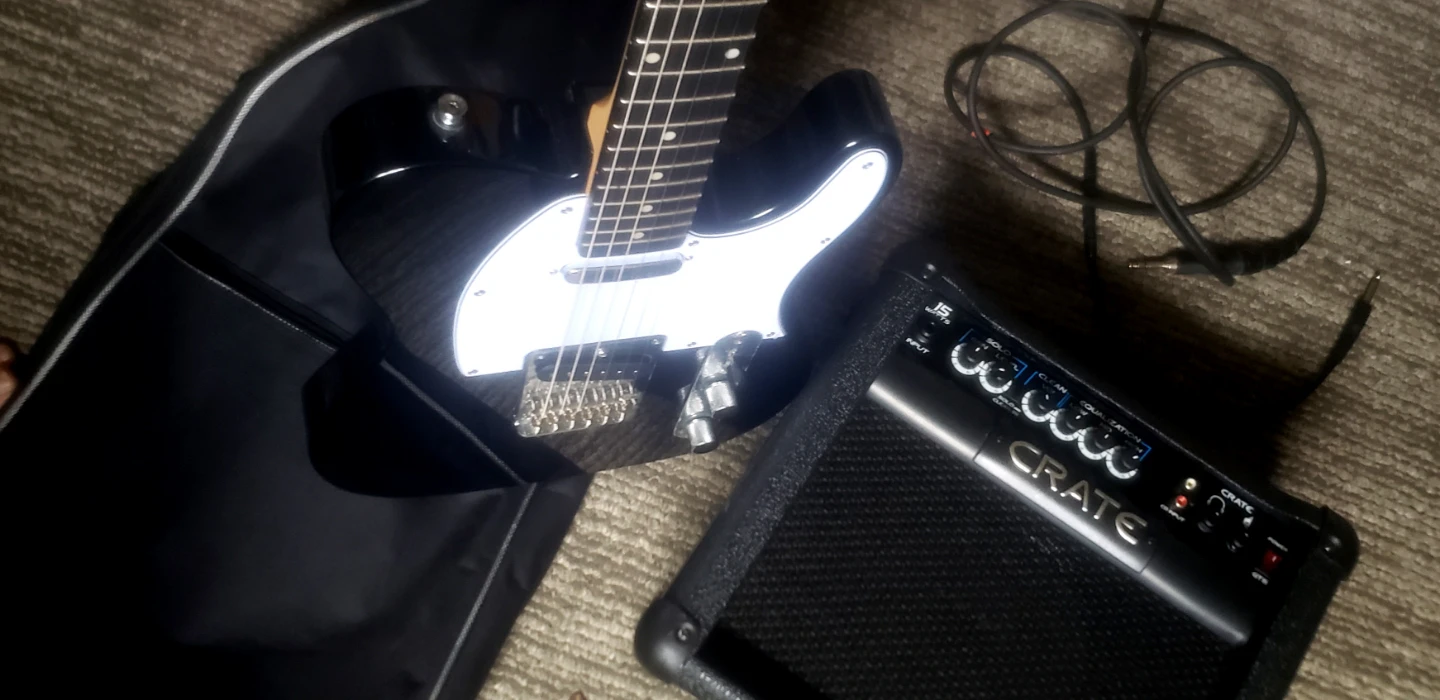 Washburn Black Tele+GigBag+Strap,(Sorry Pics are bad) - photo 5