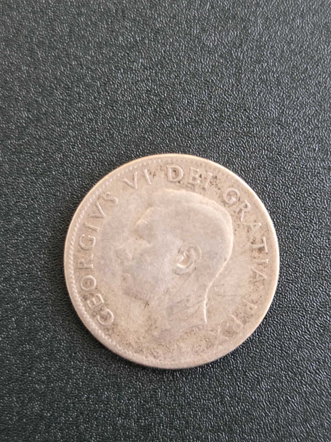 1952 Canadian 25 Cent Coin silver