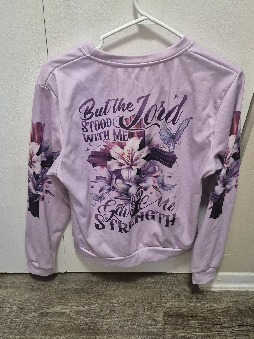 Lilac Graphic Sweatshirt