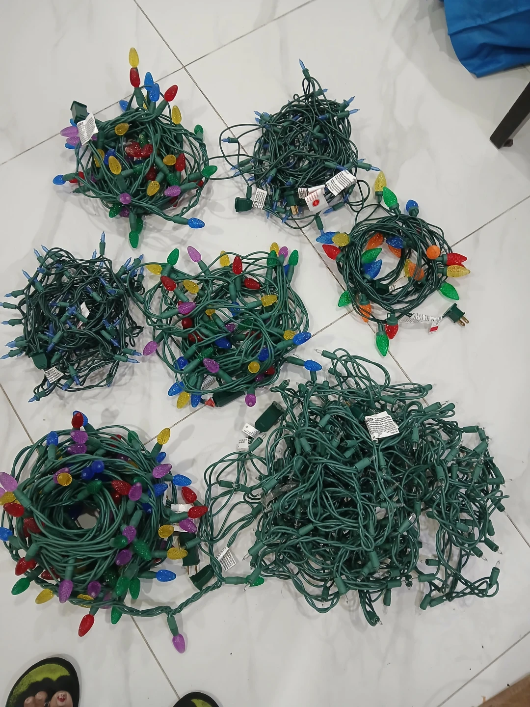 String of Multi-Colour Christmas Lights