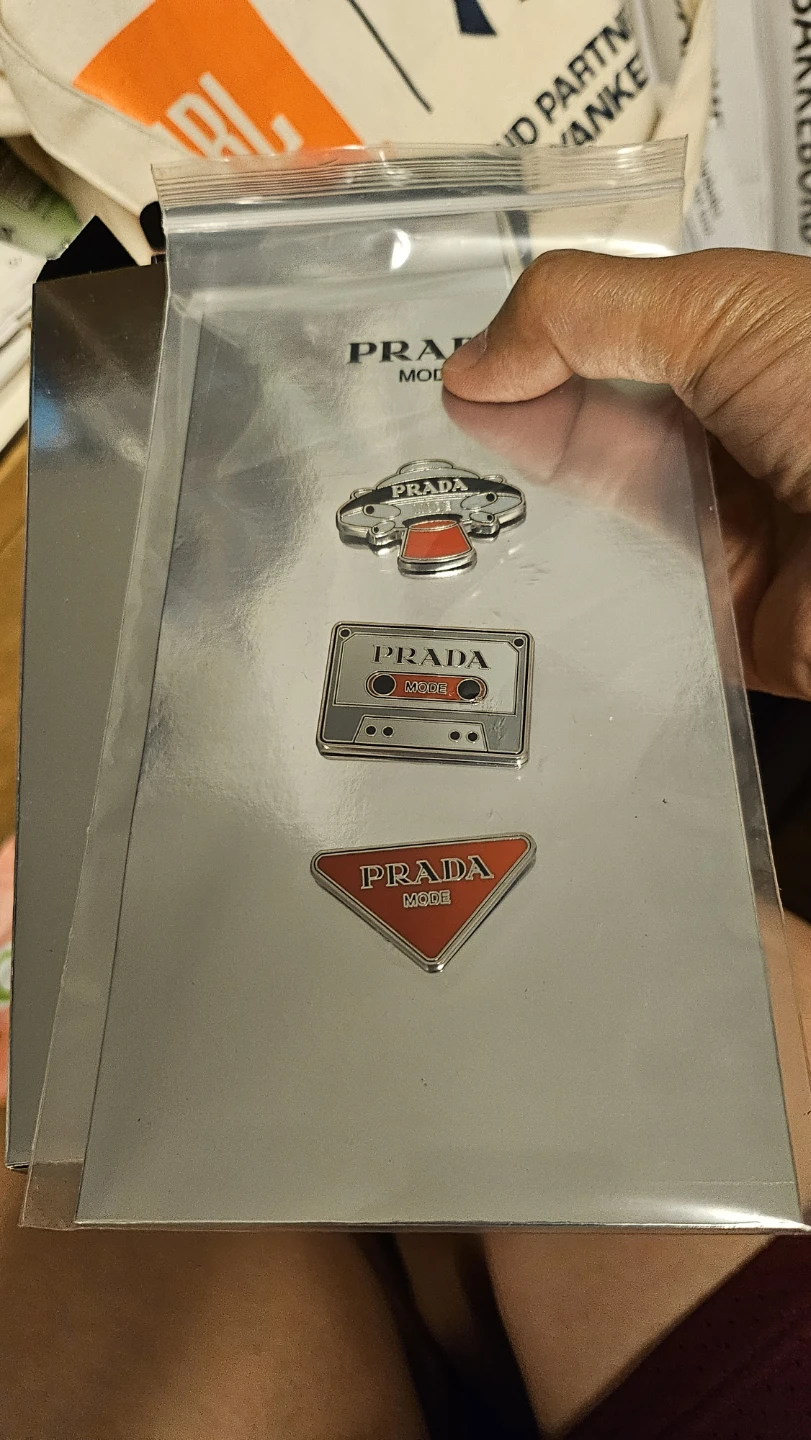 Prada Mode Enamel Pins Set ⚽