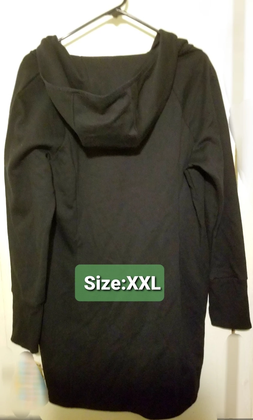 NWOT ZeroXposur Women's Black Hoodie Dress⚽ - photo 2