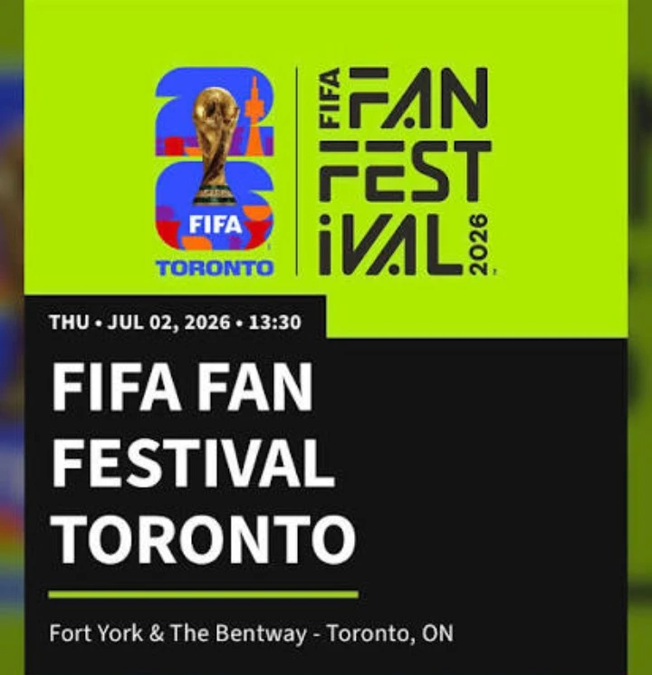 FIFA Fan Festival Toronto *JULY 2ND, 2026 ; (4) tickets TOTAL* - photo 2