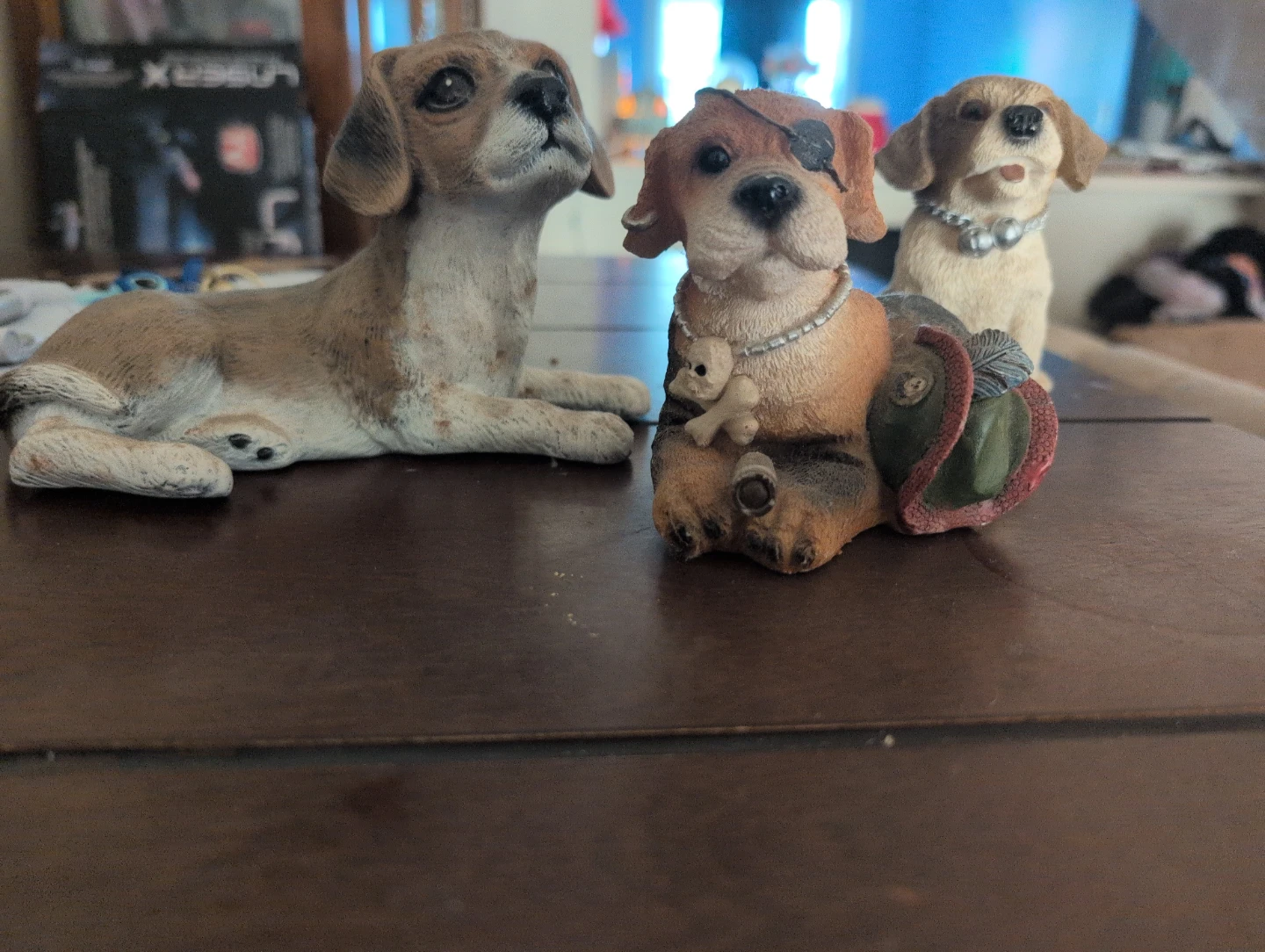 Set of 3 Dog Figurines