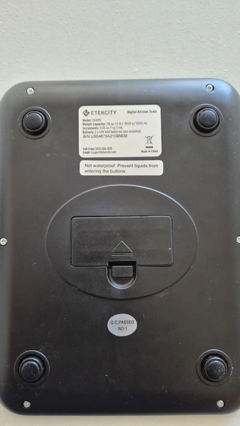 Etekcity Digital Kitchen Scale EK6015 - photo 3