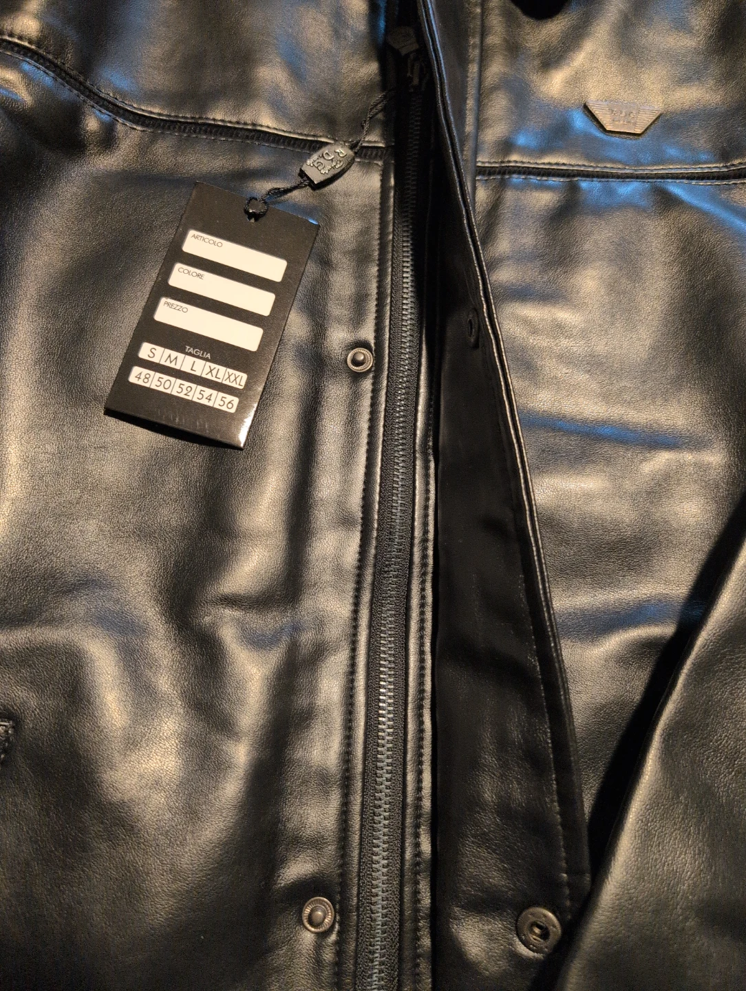 Reporter R.D.G. Luxury Black Faux Leather Jacket - photo 5