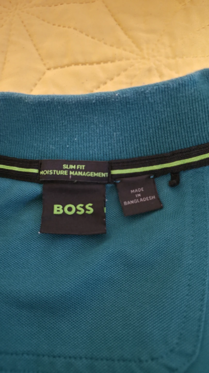 BOSS Slim Fit Moisture Management Polo Shirt - Teal - XXL - photo 2