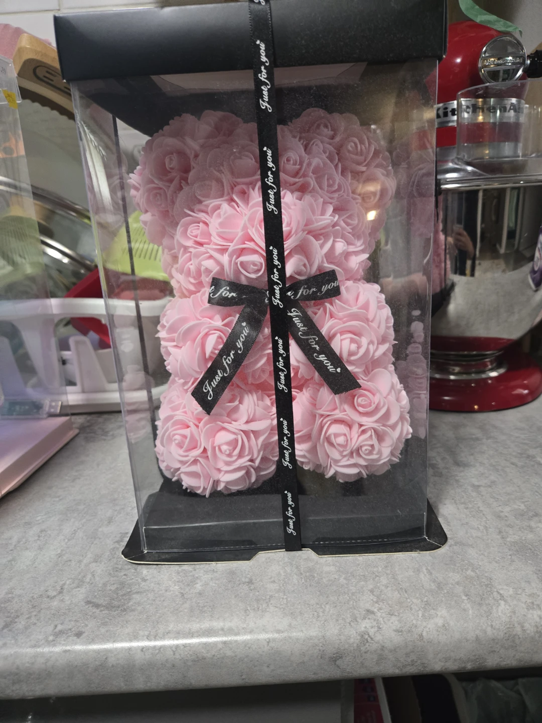 Pink Rose Bear