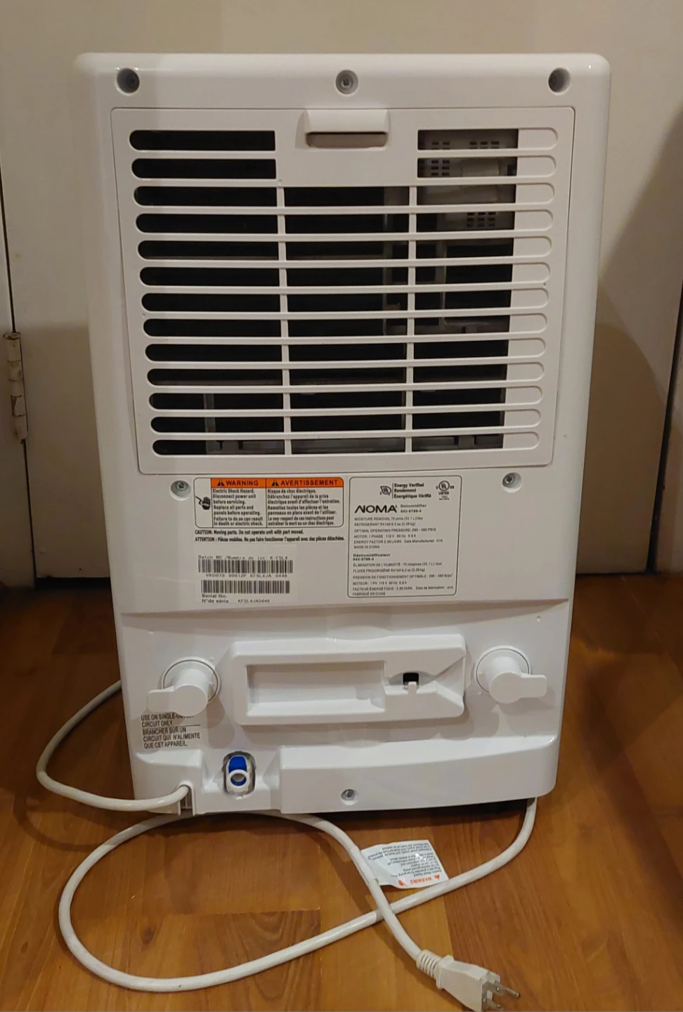NOMA Dehumidifier - photo 3