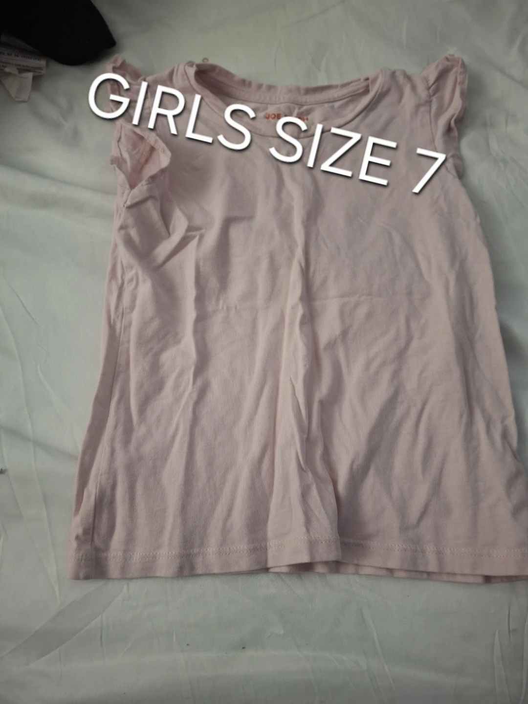Joe Fresh Girls' Pink T-Shirt Size 7