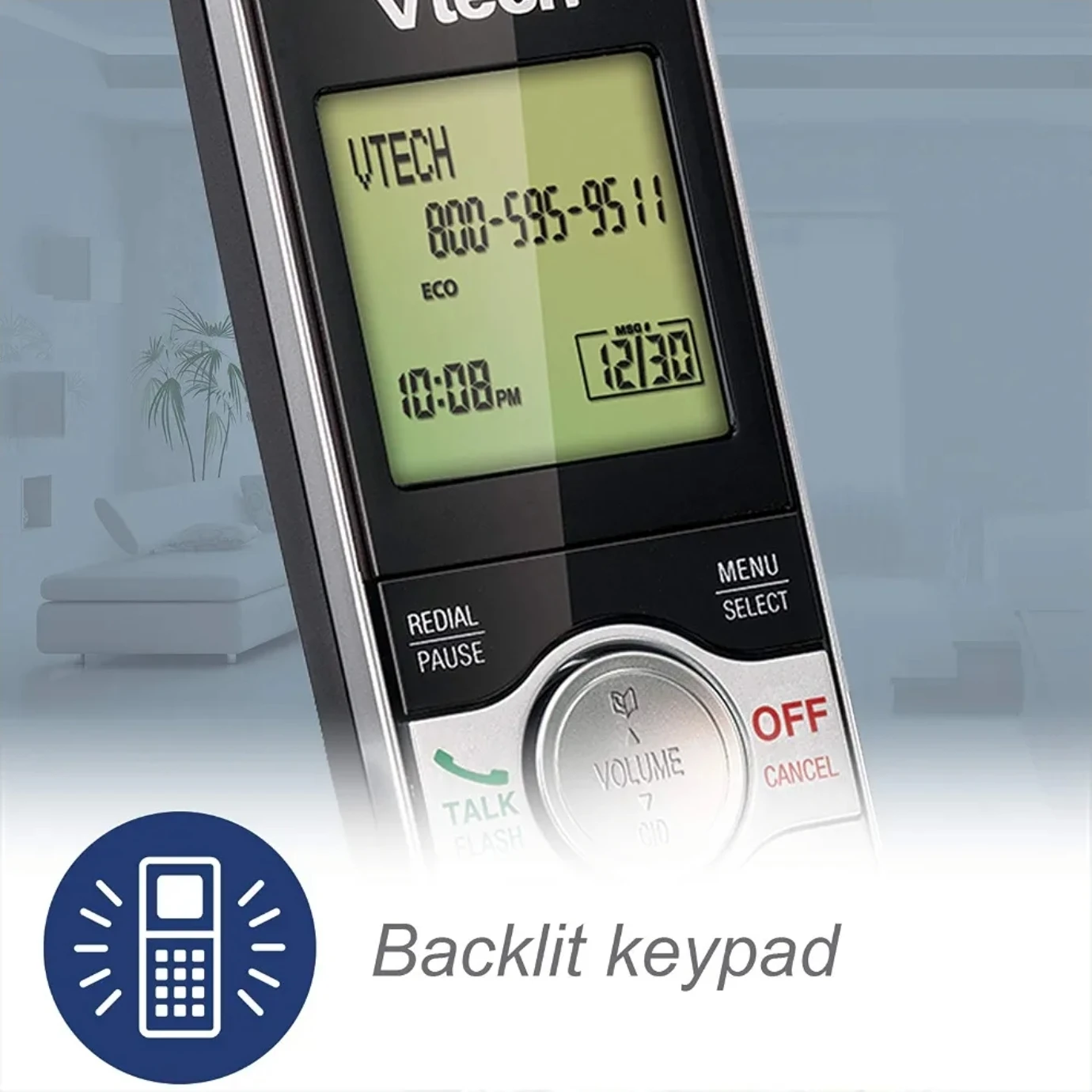 VTech Cordless Phone System with 3 Handsets - photo 3