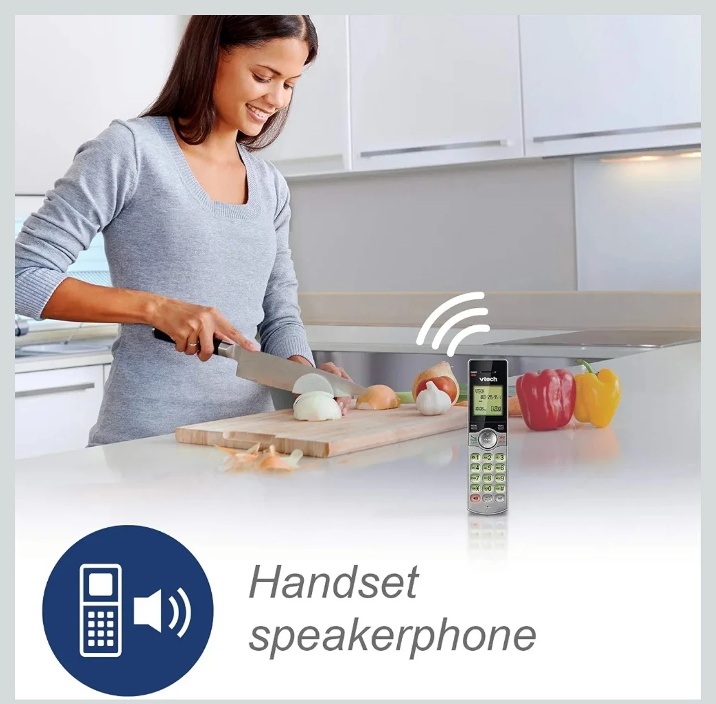 VTech Cordless Phone System with 3 Handsets - photo 5