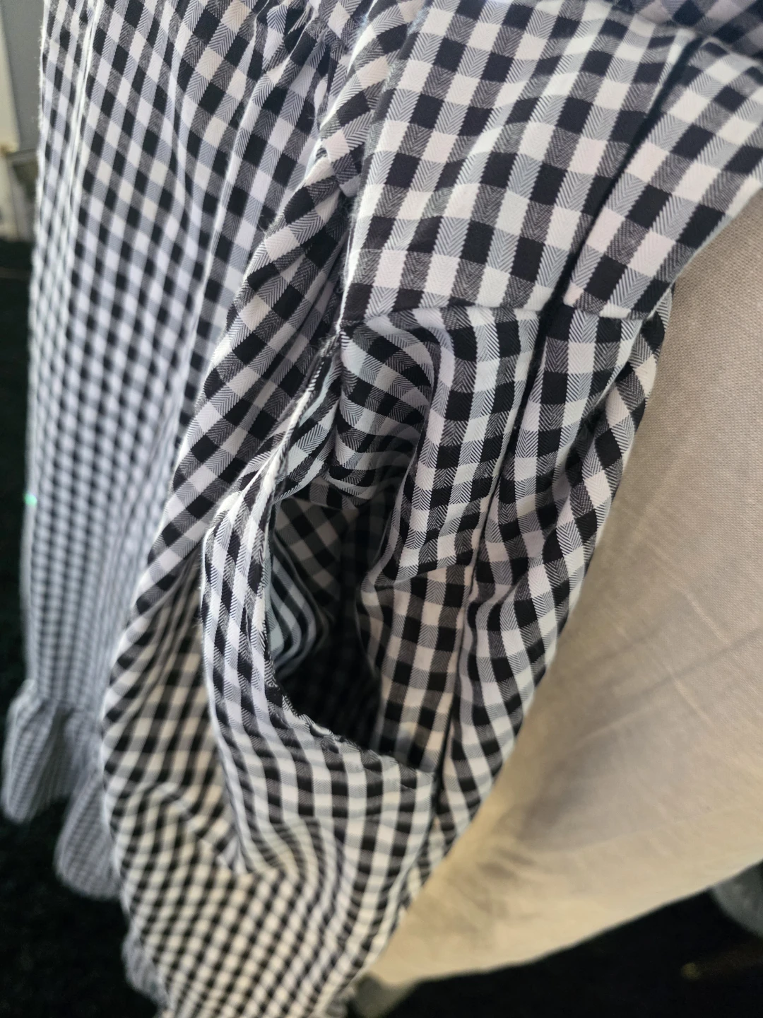 Cameo Rose Black and White Gingham Dress - Size 10 - photo 3