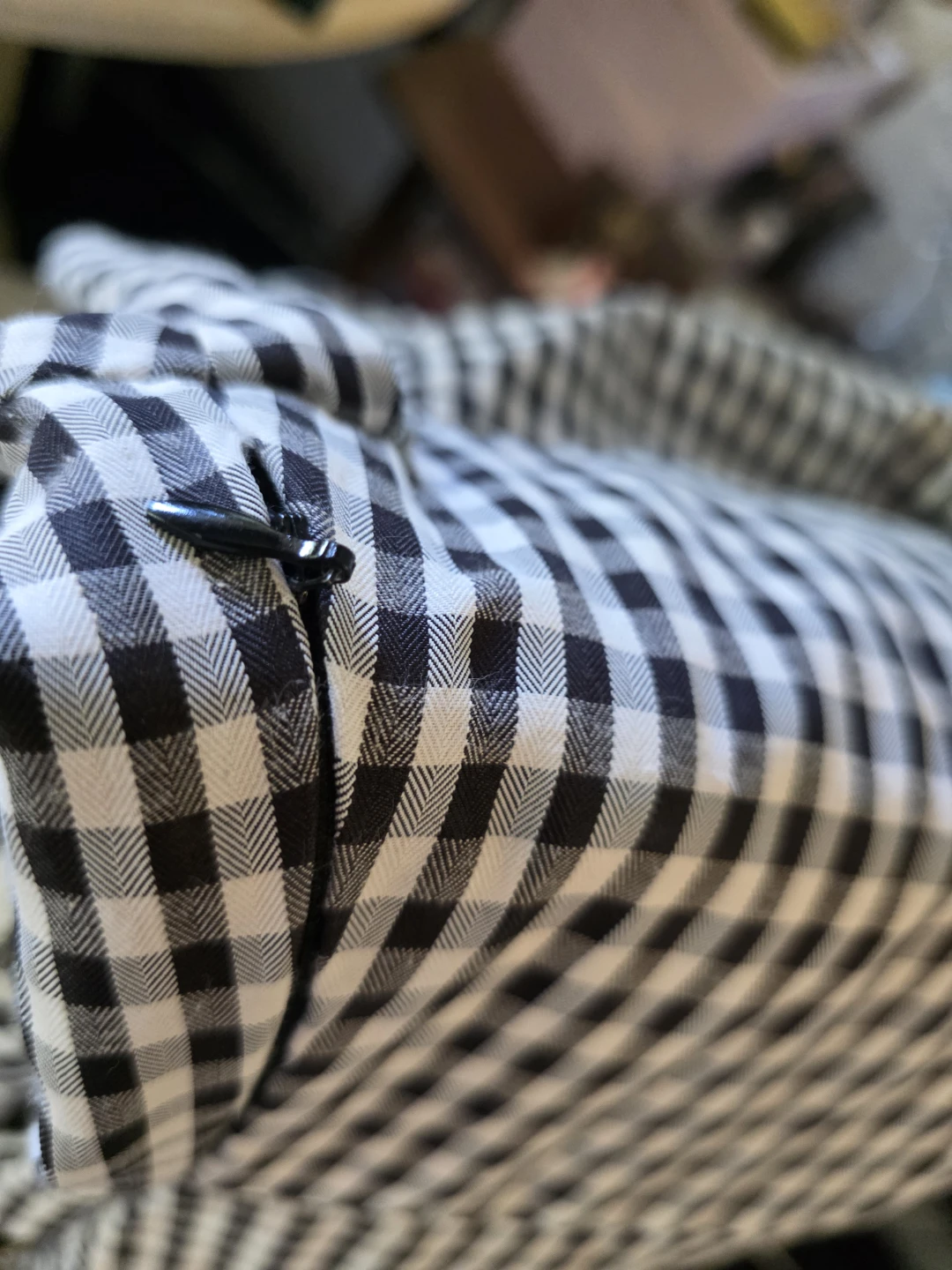 Cameo Rose Black and White Gingham Dress - Size 10 - photo 4