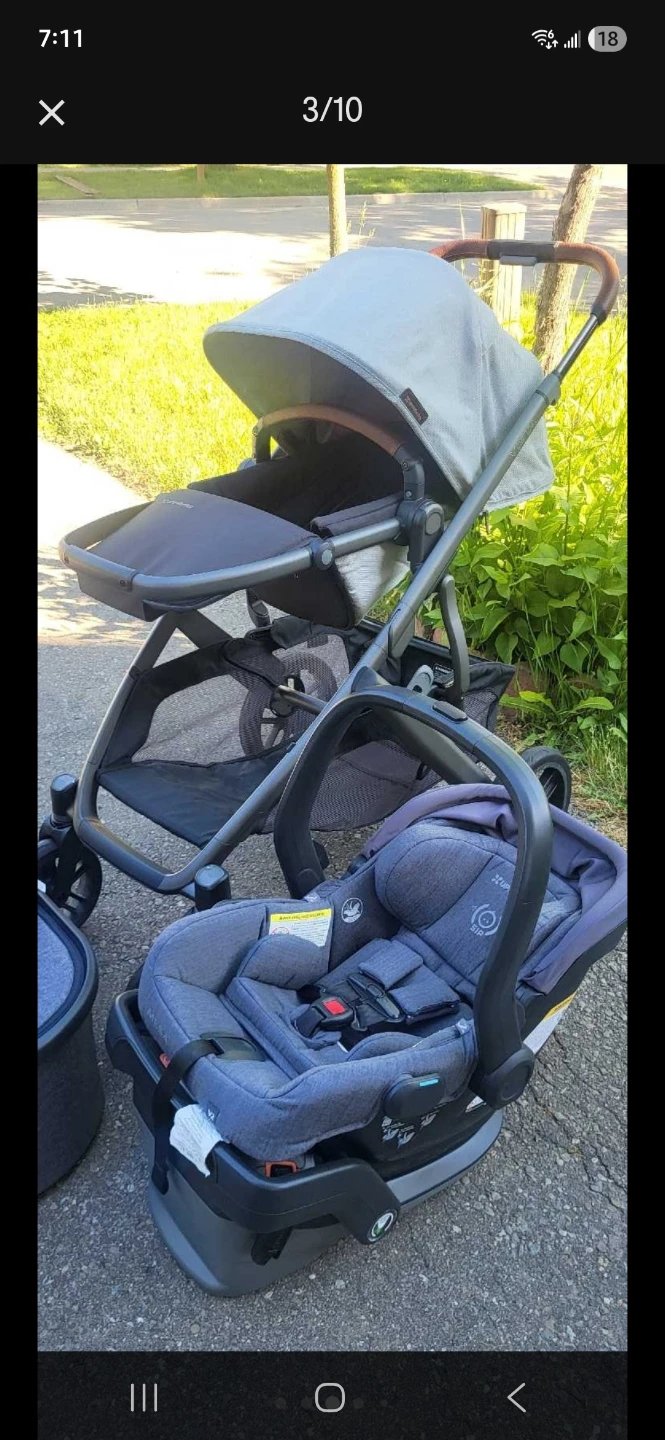 V3 Uppababy Vista  Stroller,bassinet and Mesa Car Seat Bundle - photo 4