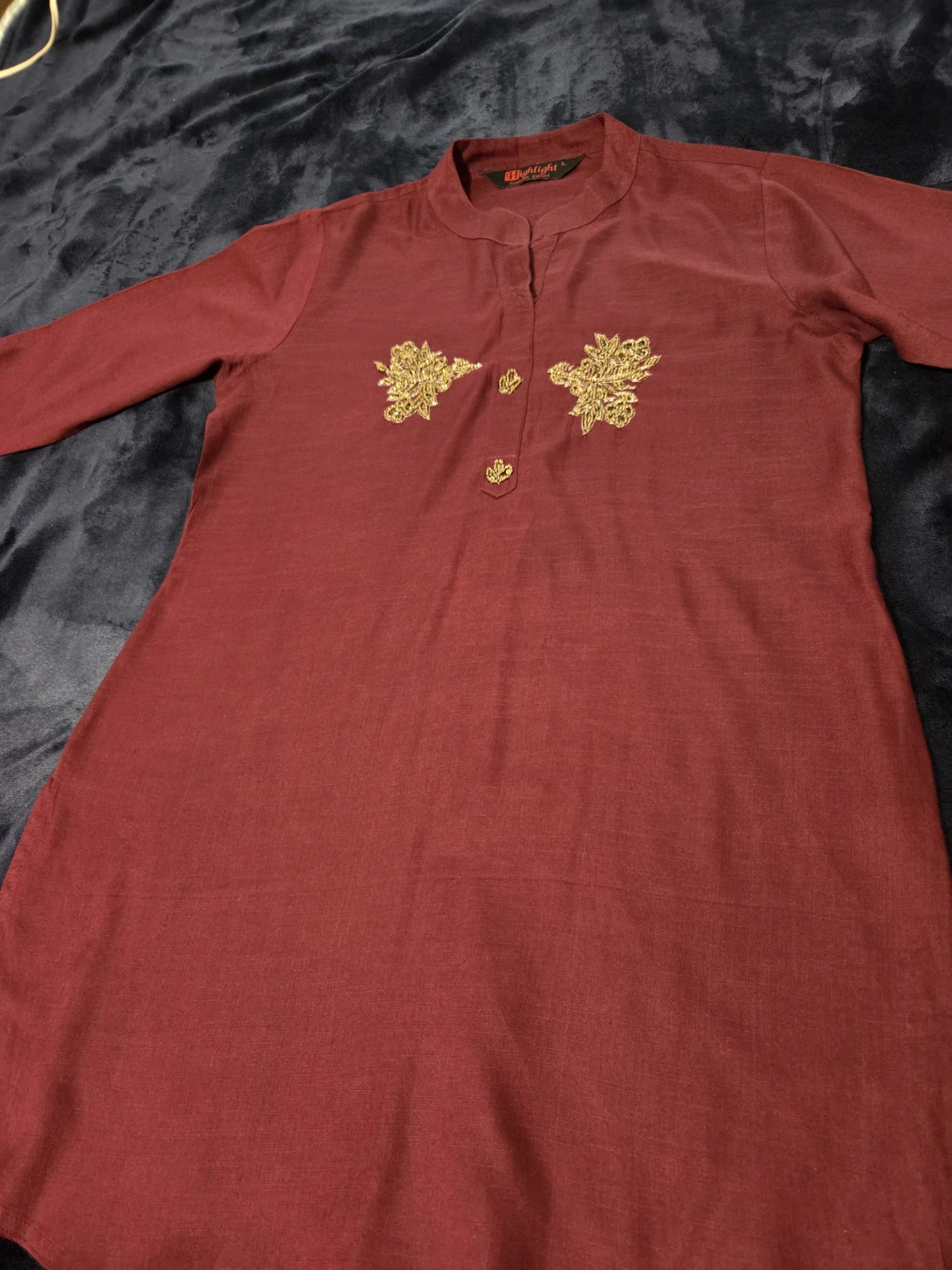 Highlight Kurti Top - Red