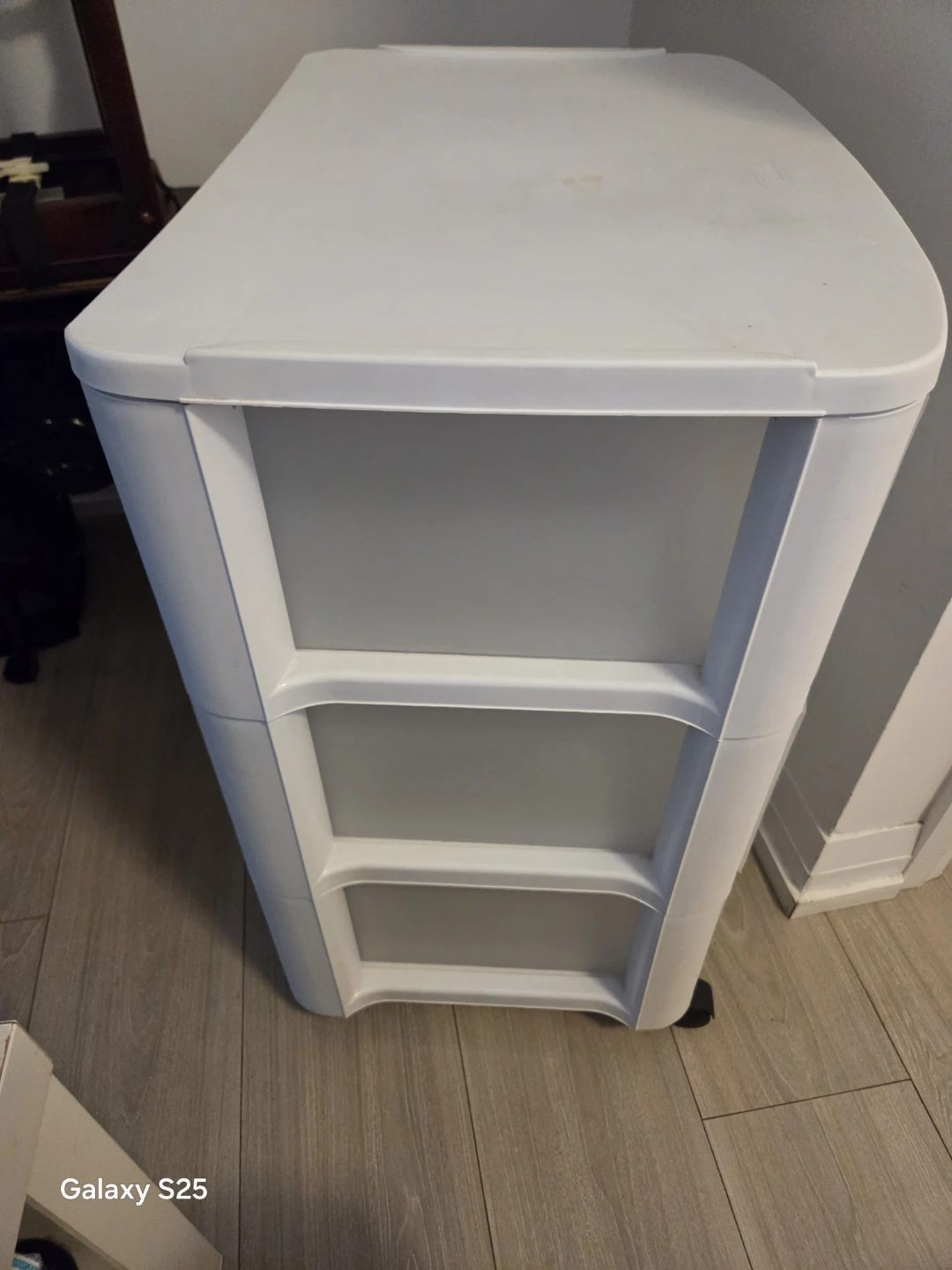 White 3-Drawer Storage Unit
