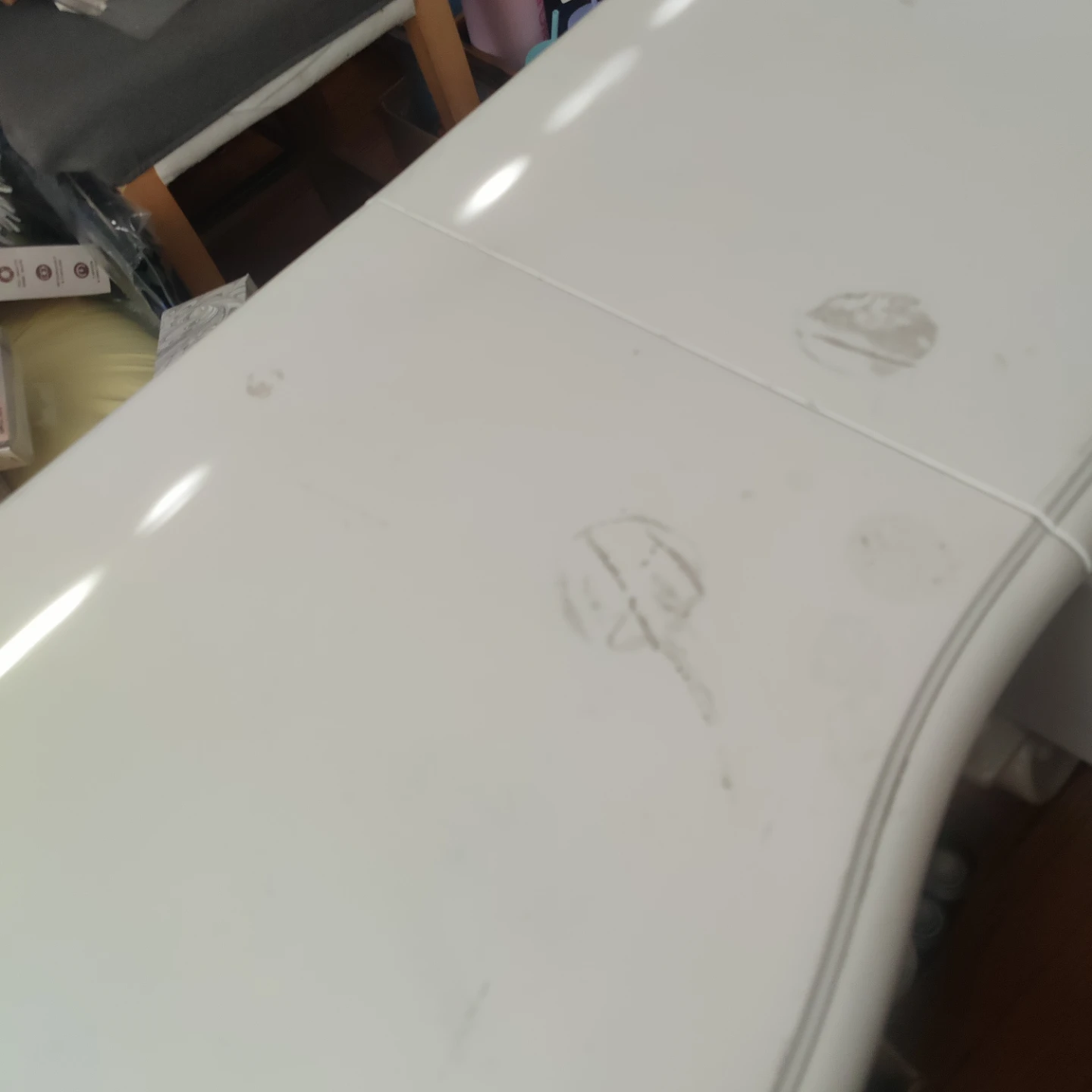 White Vanity Dresser with Mirror - photo 2