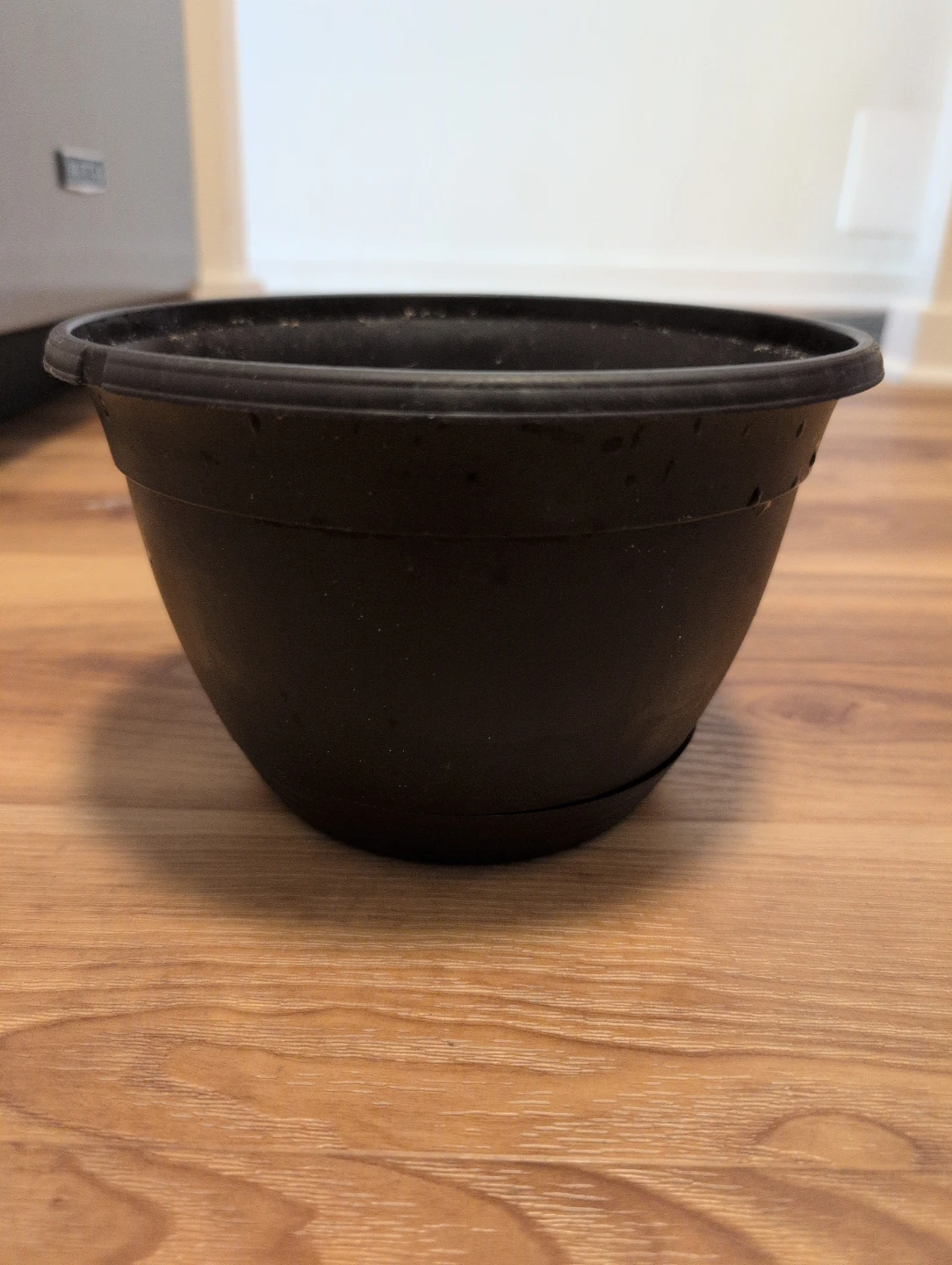 Black Plastic Pot