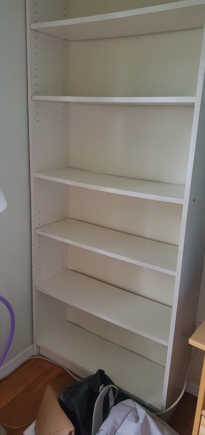 Ikea whit Billy 5 shelves book case with extension - photo 3
